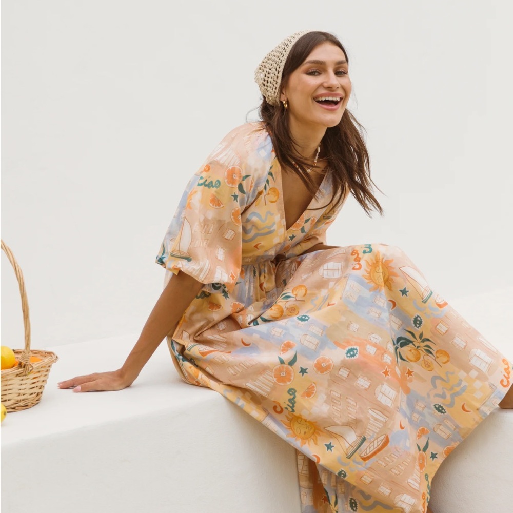 Lullaby Club Maxi Dress M/L